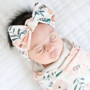 Copper Pearl Autumn Bow Headband